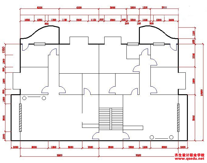 CAD室內設計平面圖，施工圖繪制方法